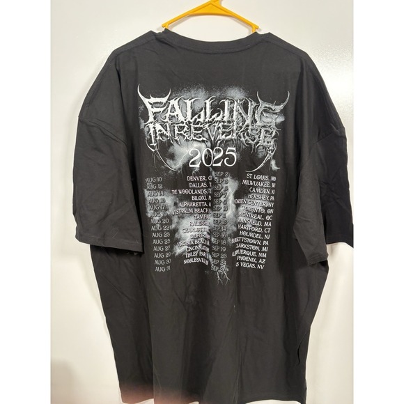 RONNIE RADKE Falling in Reverse Signed Merch Lot: Cowboy Hat & Shirt Autographed